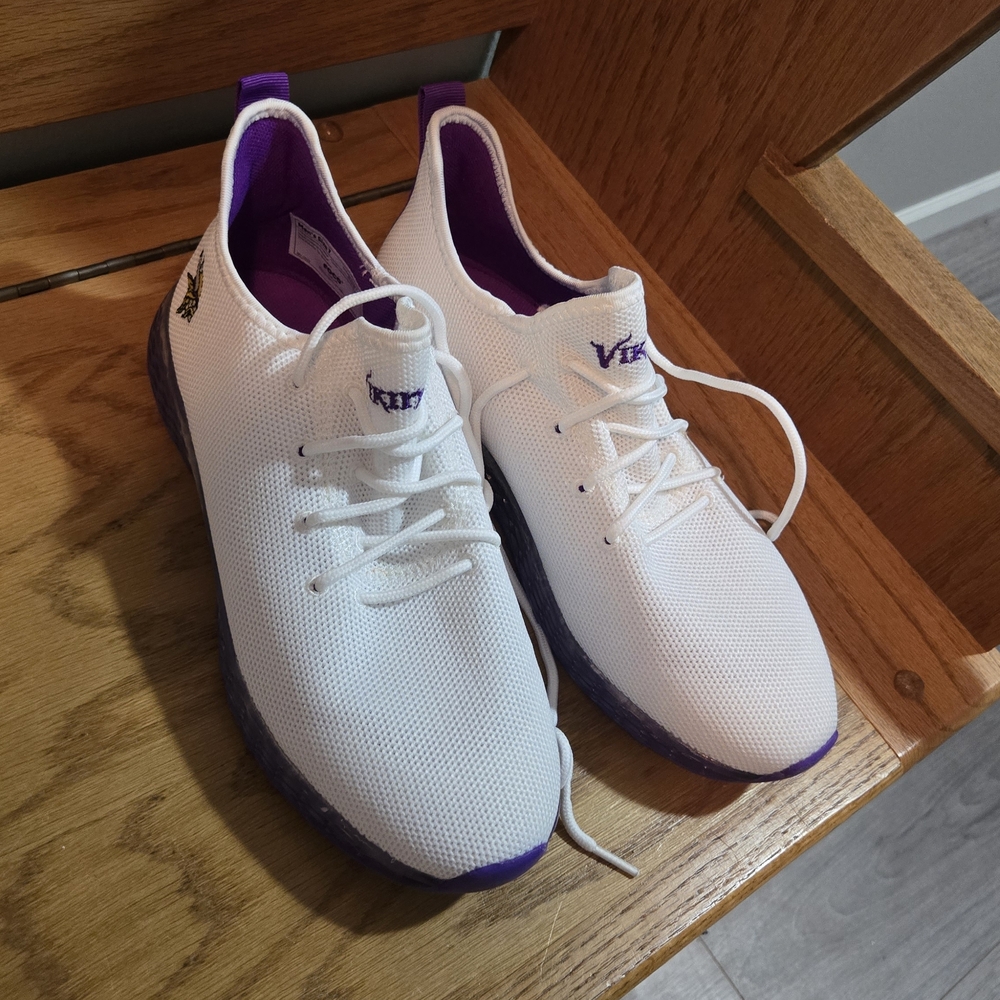 White and Purple Women's Shoes